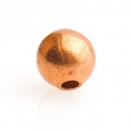 3mm Copper Round Bead - Pack of 10