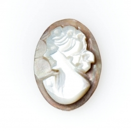 18x13mm Shell Cameo pk1