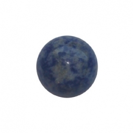 10mm Round Denim Lapis Cabochon - Pack of 2