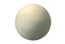 Sterling Silver Metal Discs 5/8 Inch - Pack of 4