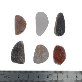 25x13 to 20x12mm Bezel Edge Druzy Set Of 6