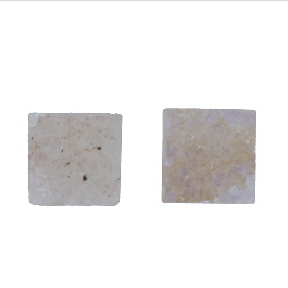 12x12mm Bezel Edge Druzy - Pair