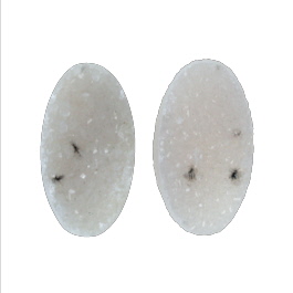 19x11mm Bezel Edge Druzy - Pair