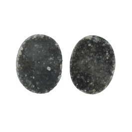 15x12mm Bezel Edge Druzy - Pair