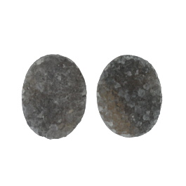 15x12mm Bezel Edge Druzy - Pair