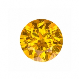 4mm Round Yellow CZ - Pack of 5