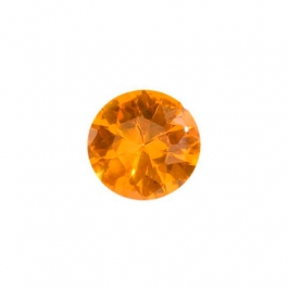 6mm Round Citrine CZ - Pack of 2