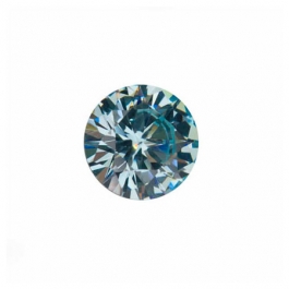 8mm Round Aquamarine CZ - Pack of 1