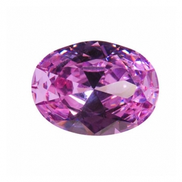 16X12mm Oval Lavender CZ - Pack of 1