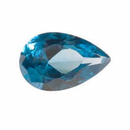 12X8mm Pear Blue Zircon CZ - Pack of 1