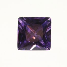 10mm Square Light Amethyst CZ - Pack of 1