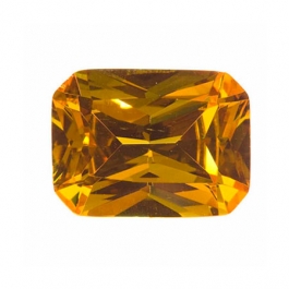 9x7mm Octagon Golden Yellow CZ - Pack of 1