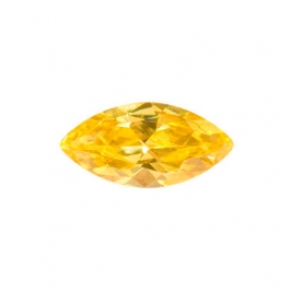 10X5mm Marquise Yellow CZ - Pack of 2