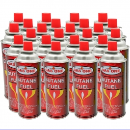 GasOne Butane Canisters, 24 Pack