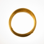 12 Gauge Gold Anodized Aluminum Wire - 39ft