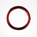 12 Gauge Red Anodized Aluminum Wire - 39ft