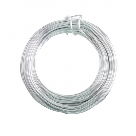 16 Gauge Silver Enameled Aluminum Wire - 100FT