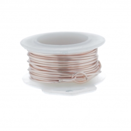 Copper Wire, Silver Plated Parawire 18ga Silver 25' Roll