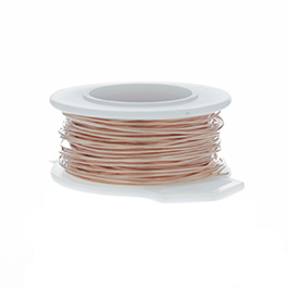 18 Gauge Round Copper Craft Wire - 21 ft