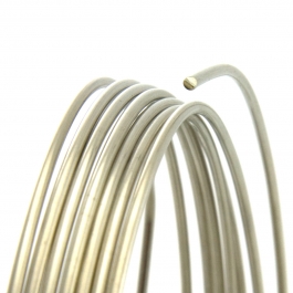 20 Gauge Round Half Hard Nickel Silver Wire - 25 FT