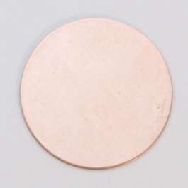 Copper Circle, 24 Gauge, 1 Inch, Pack of 6