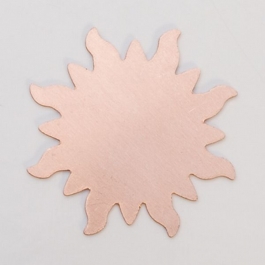 Copper Starburst, 24 Gauge, 1-1/4 Inch, Pack of 6