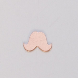 COPPER 24ga - SMALL MUSTACHE- Pack of 6