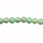 8-9mm Aqua Freshwater Potato Pearls Large 2mm Hole - 16 Inch Strand