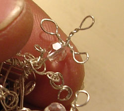 Crystal Spiral Snowflake Locket Instructions Step 35