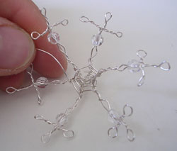 Crystal Spiral Snowflake Locket Instructions Step 8