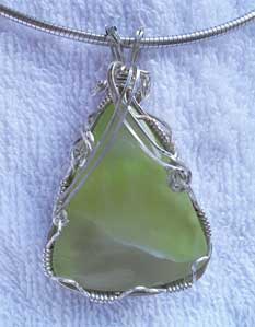 Sun Jade Pendant, Back View