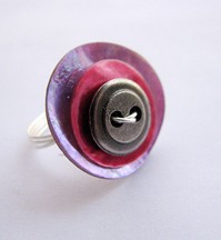 Button Ring by Albina Mannng