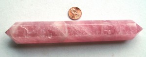 rose quartz metaphysical wand