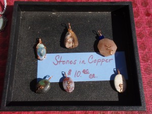 stones in copper