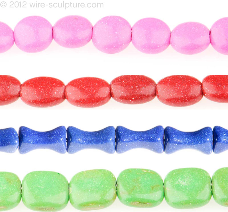 Dyed Magnesite Beads