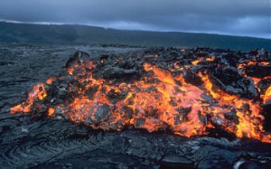 A'a in Hawaii, courtesy of USGS