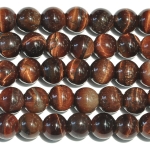 Red Tiger Eye Large Hole Beads