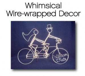 Whimsical wire decor