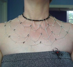 Spider Web Necklace