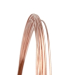 20 Gauge Half Round Half Hard 14/20 Rose Gold Filled Wire